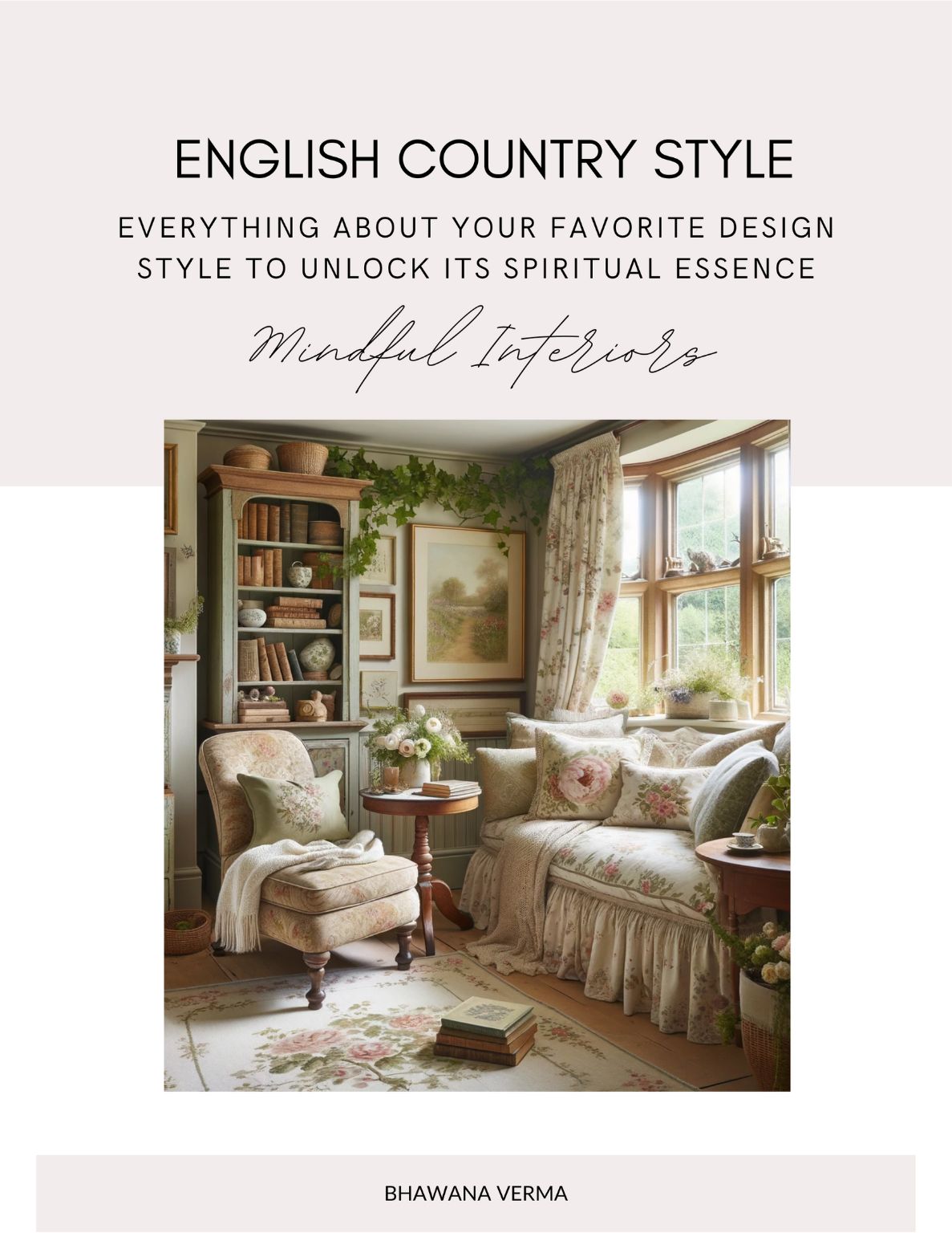 eBook Mindful Interiors - English Country Style, INSTANT DOWNLOAD, PDF File (111 Slides)